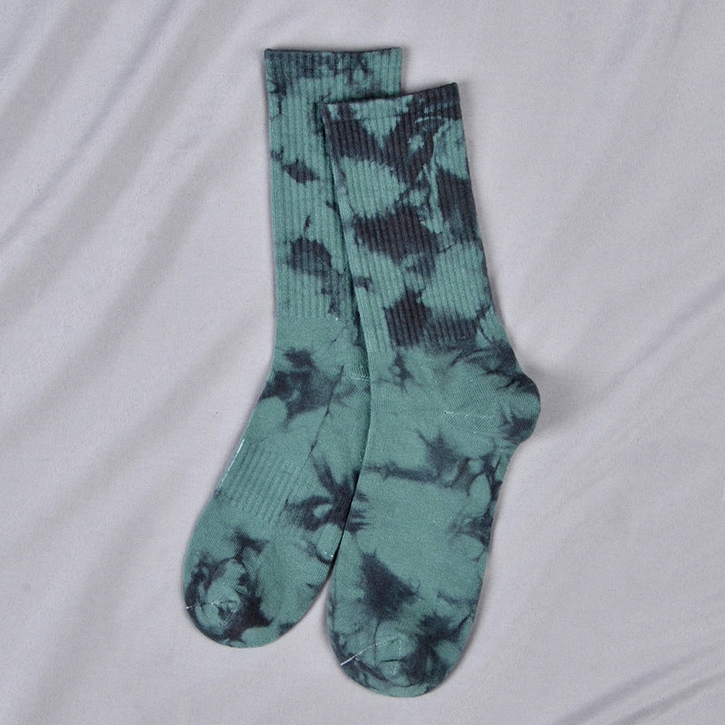 Tie Dye Cotton Socks Fall and Winter - fashionupstore1