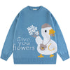 1984® Give You Flowers Duck Sweater - 1984brand