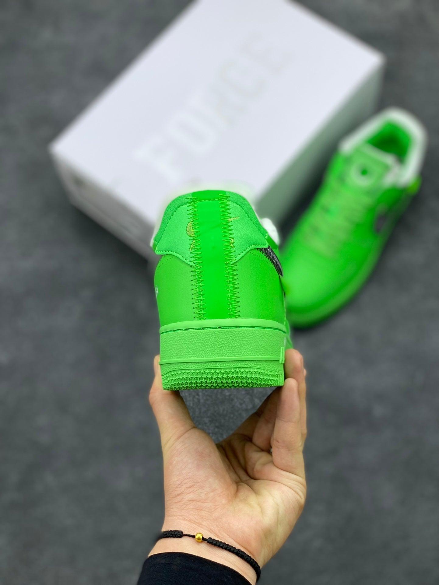 Custom Off Wht x Air Force 1 Low "Green" DX1419-300 luxurysteps