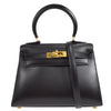 HMS * 1995 Mini KELLY 20 Box Calf Black - fashionupstore1