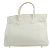 HMS 2007 BIRKIN 30 White Clemence - fashionupstore1