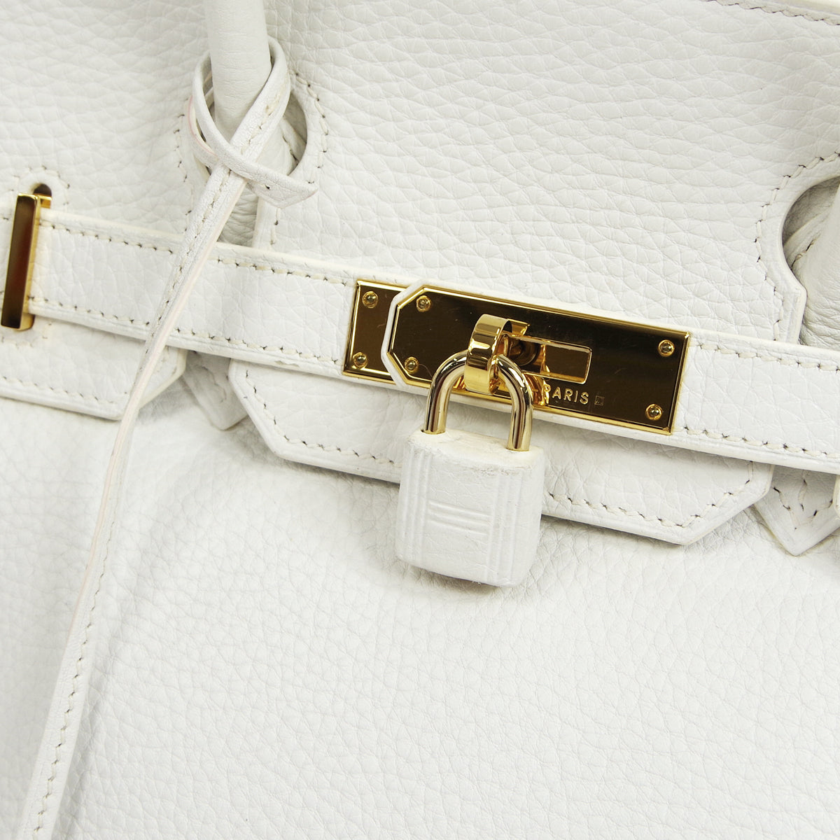 HMS 2007 BIRKIN 30 White Clemence - fashionupstore1