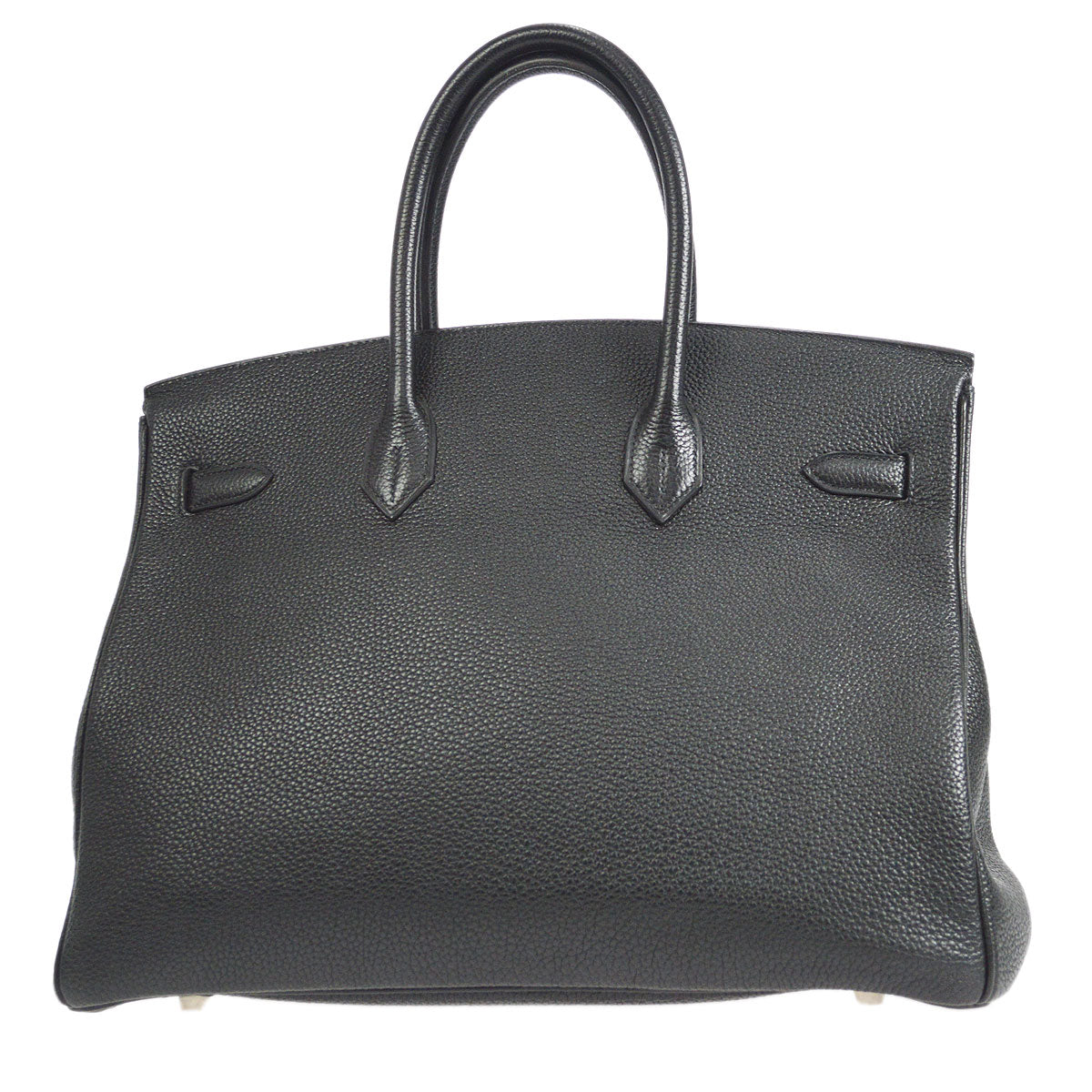 HERMES BIRKIN 35 Handbag Black Veau Crispe Togo - fashionupstore1