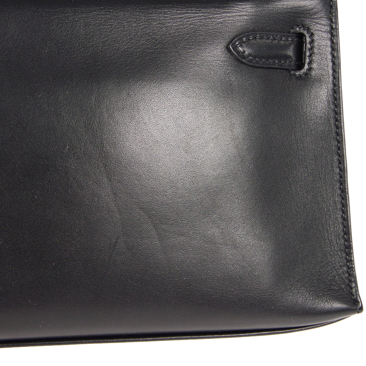 HMS * POCHETTE KELLY Handbag Black Swift - fashionupstore1