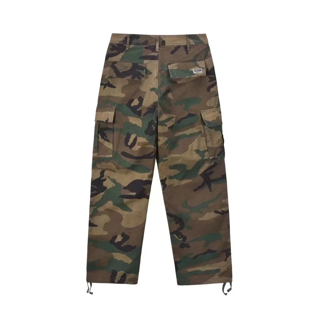 Fashionup Camouflage Printed Running Dog Cargo Pants - fashionupstore1