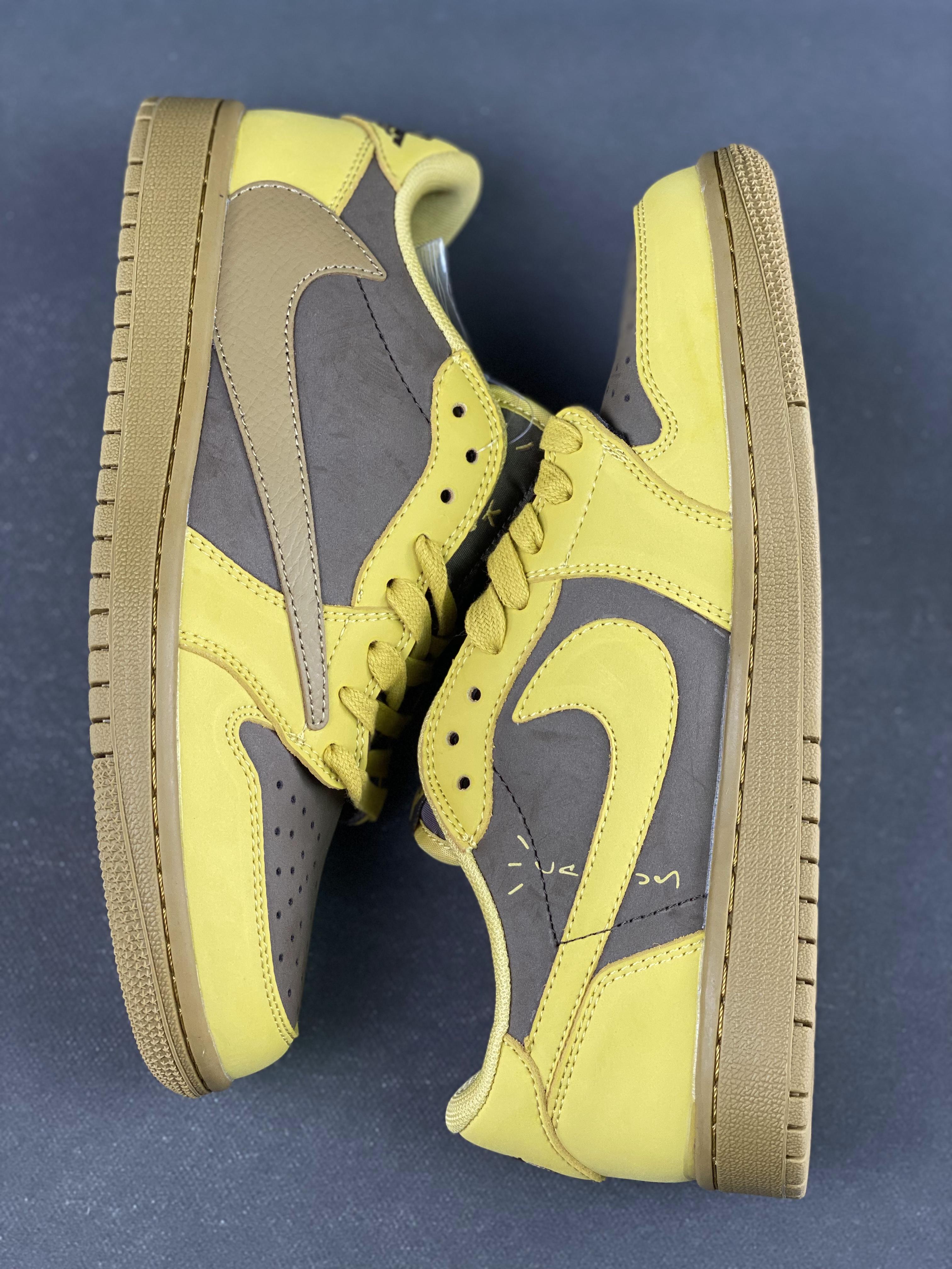 Custom Air Jordan 1 Low x Travis Scott DM7866 665 - fashionupstore1