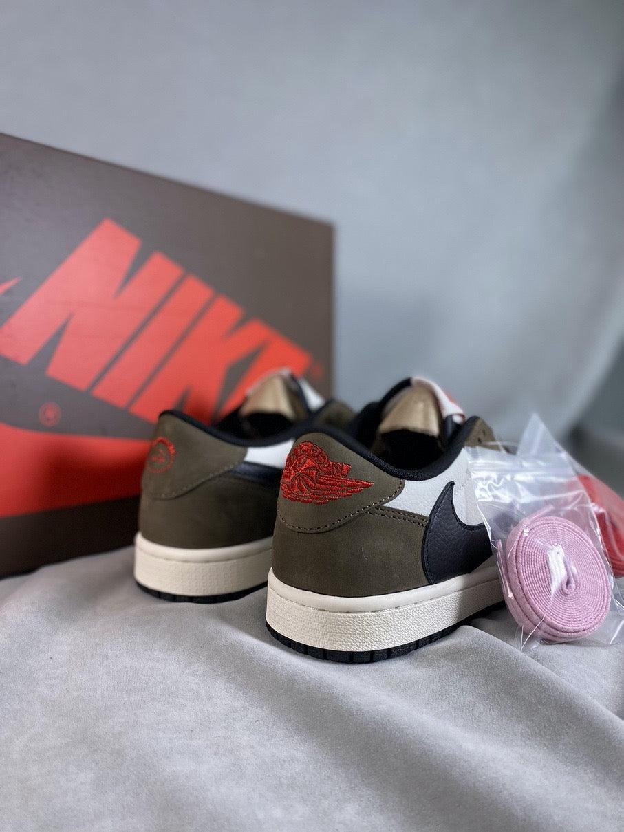 Custom Fragment x Travis Scott x Air Jordan 1 Low CQ4277-990 luxurysteps