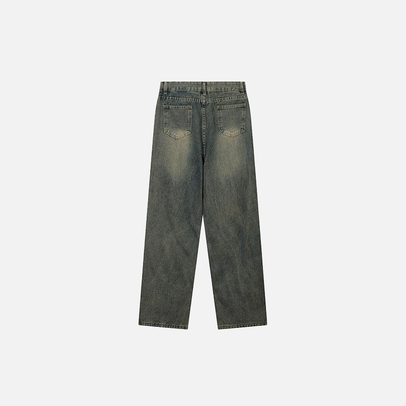 Y2K High Street Denim Baggy Pants - fashionupstore1