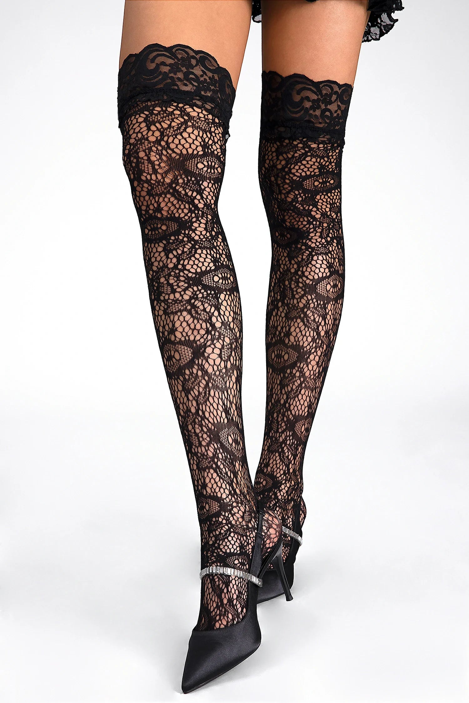 Raniyah Lace Thigh Socks - fashionupstore1