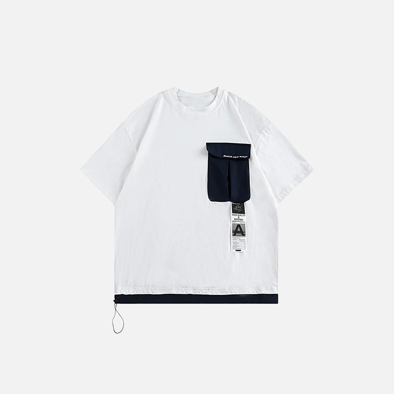 Y2k Loose Pocket T-shirt - fashionupstore1