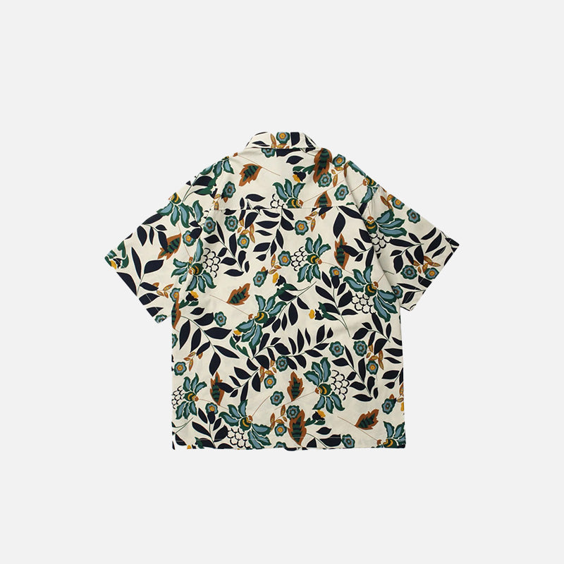 Y2k Floral Aloha Shirt - fashionupstore1