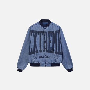 Y2k Washed Denim Jacket - fashionupstore1