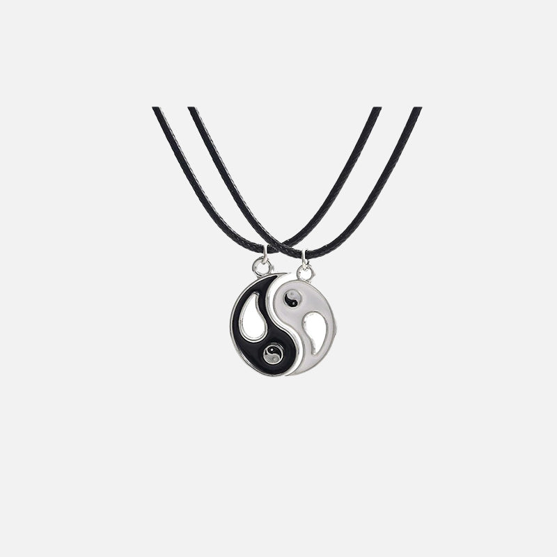 Yin-Yang Puzzle Pendant Necklace - fashionupstore1