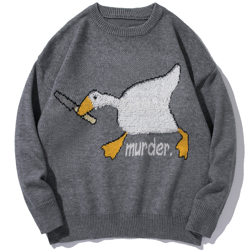 [Clearance] 1984 Knit Sweater Murder Goose - fashionupstore1