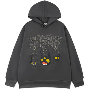 1984® Retro Pullover Hoodie Black Cat - 1984brand