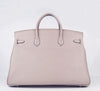 Hermes Birkin 35cm Togo Leather Handbags 6099 Grey Silver - fashionupstore1