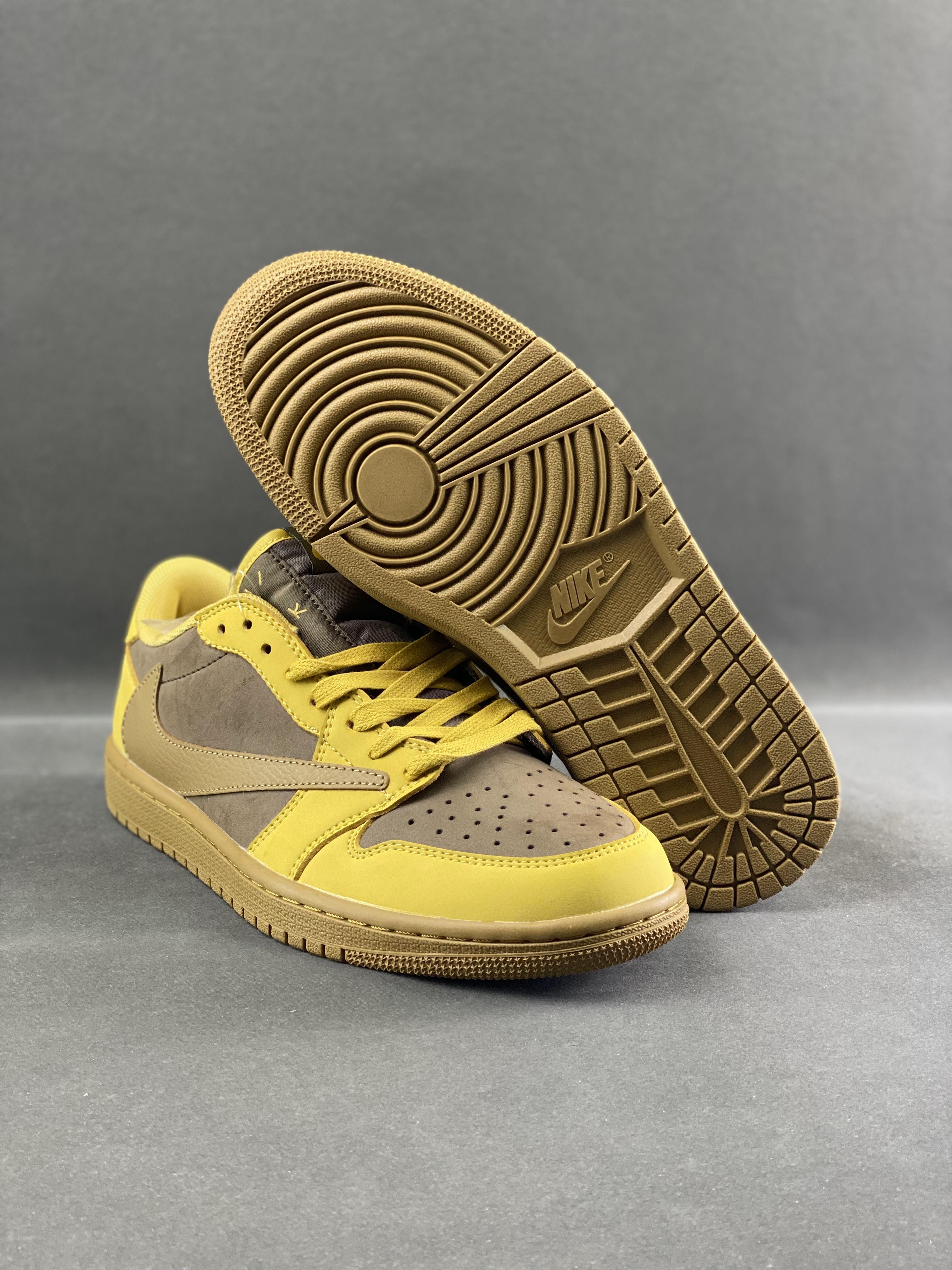 Custom Air Jordan 1 Low x Travis Scott DM7866 665 - fashionupstore1