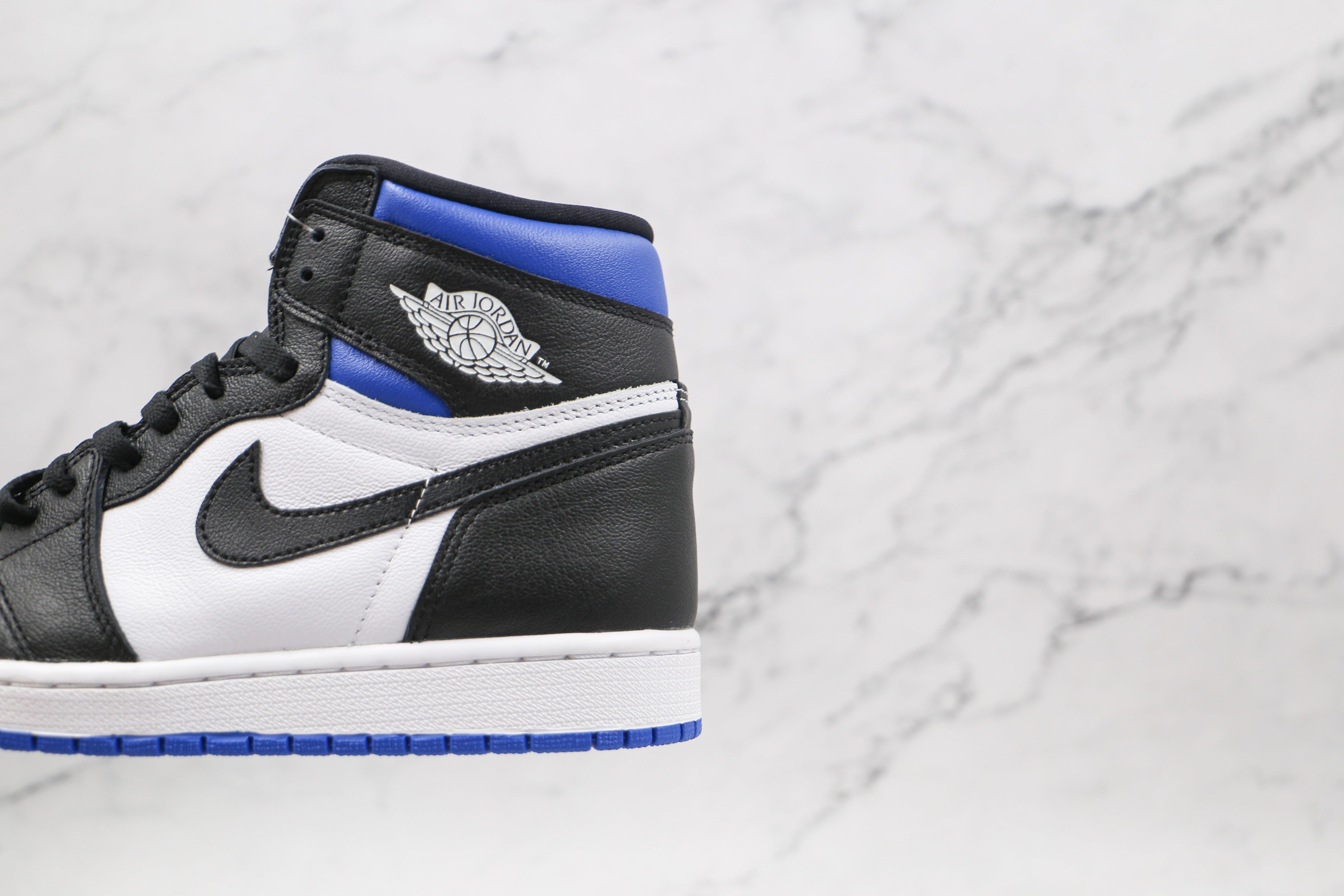 Custom Black Blue Jordan 1 High Q ( Customs And Box ), Jordan 1 Sneakers Active luxurysteps