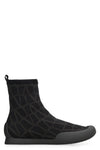 VALENTINO GARAVANI CITYSHORE HIGH-TOP FABRIC SNEAKERS - fashionupstore1