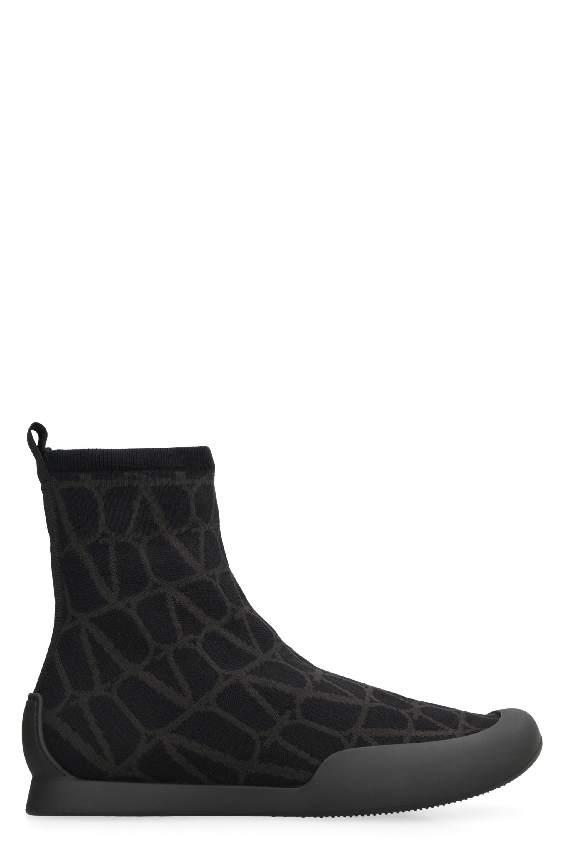 VALENTINO GARAVANI CITYSHORE HIGH-TOP FABRIC SNEAKERS - fashionupstore1