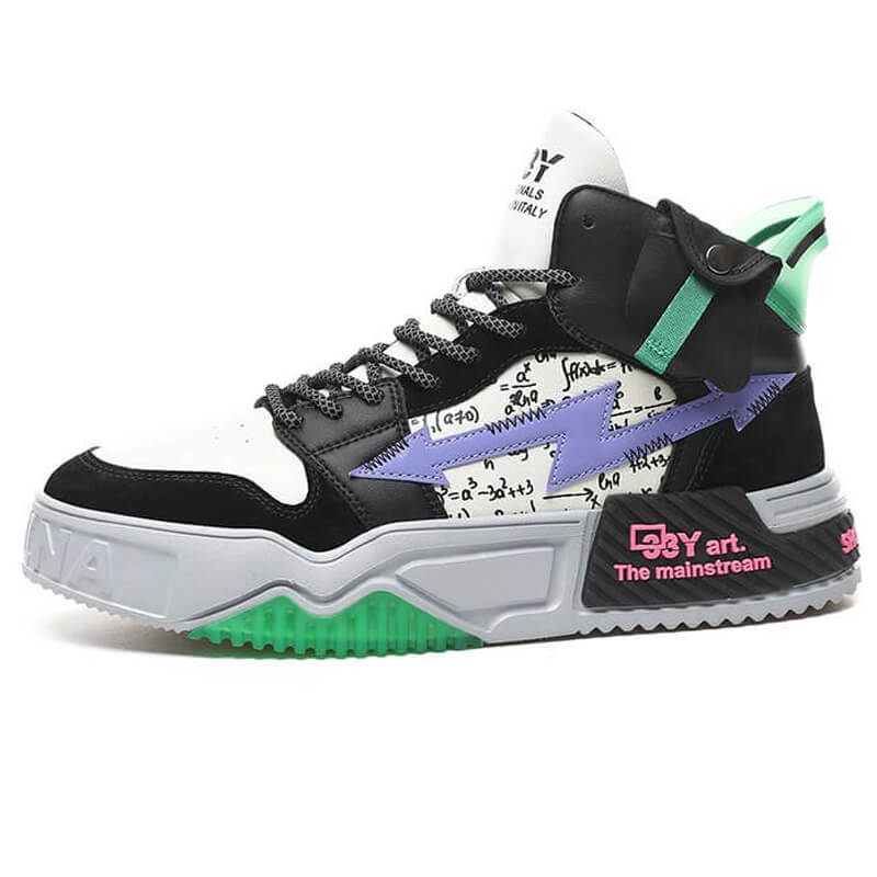 33Y Art the mainstream high top sneakers - fashionupstore1