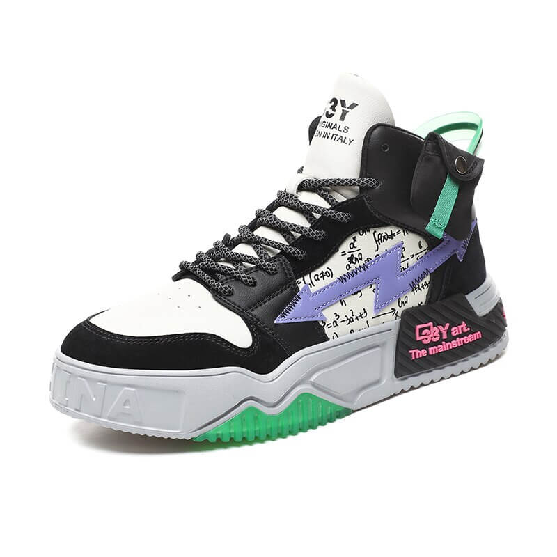 33Y Art the mainstream high top sneakers - fashionupstore1