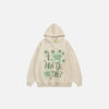 "I Hate This" Letter Print Hoodie - fashionupstore1