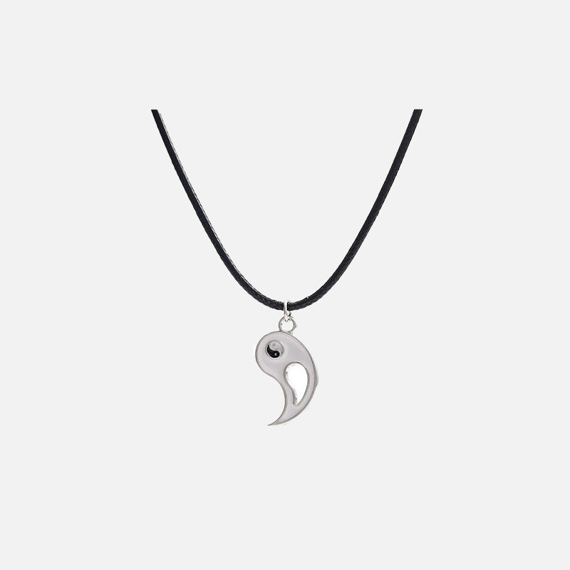 Yin-Yang Puzzle Pendant Necklace - fashionupstore1