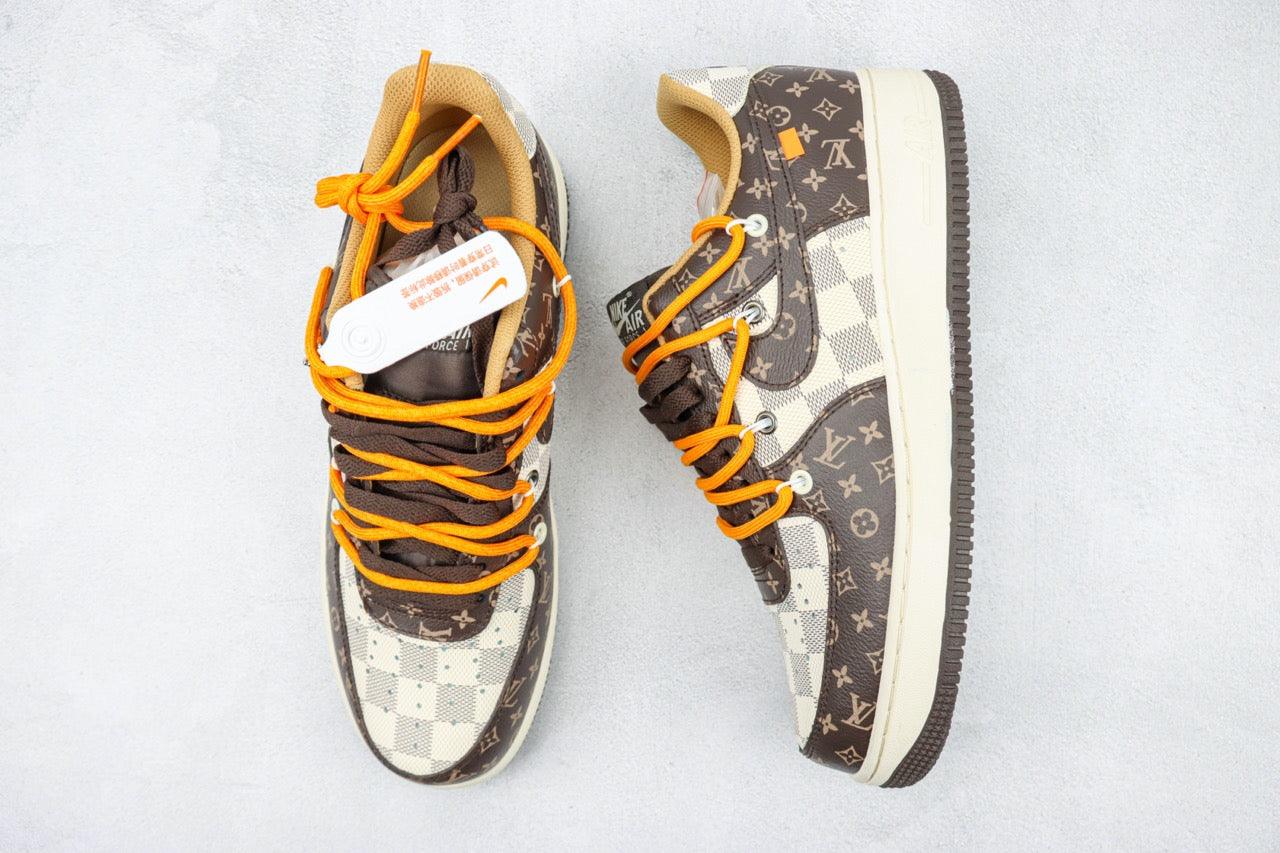 Custom Lv x Air Force 1 Low 07 CV1724-113 luxurysteps