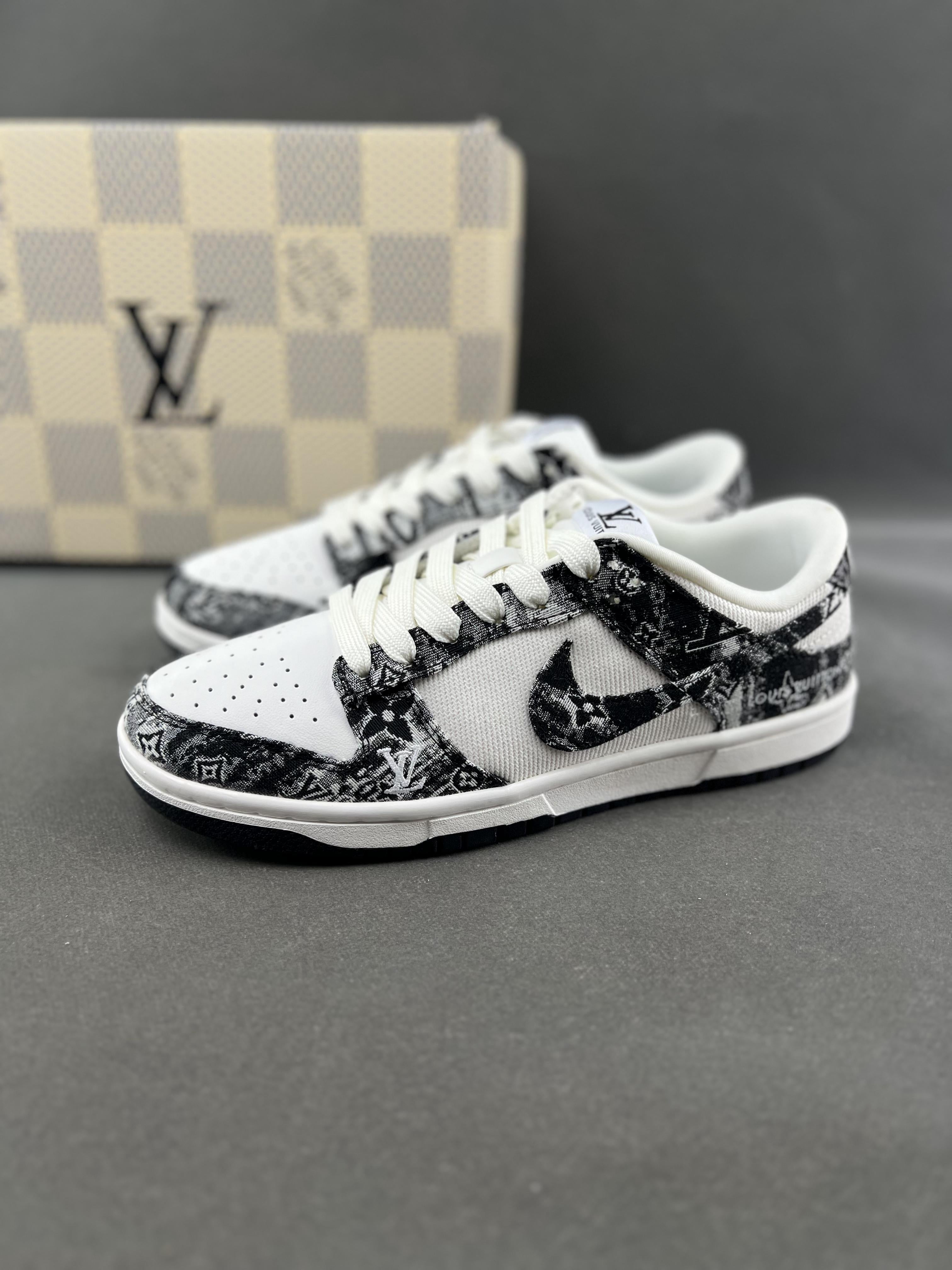 Custom SB Dunk Low x LV XB3802-351 - fashionupstore1