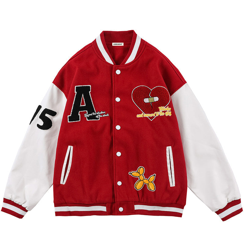 [Clearance] 1984 Red Jacket with Letter A M Size - 1984brand