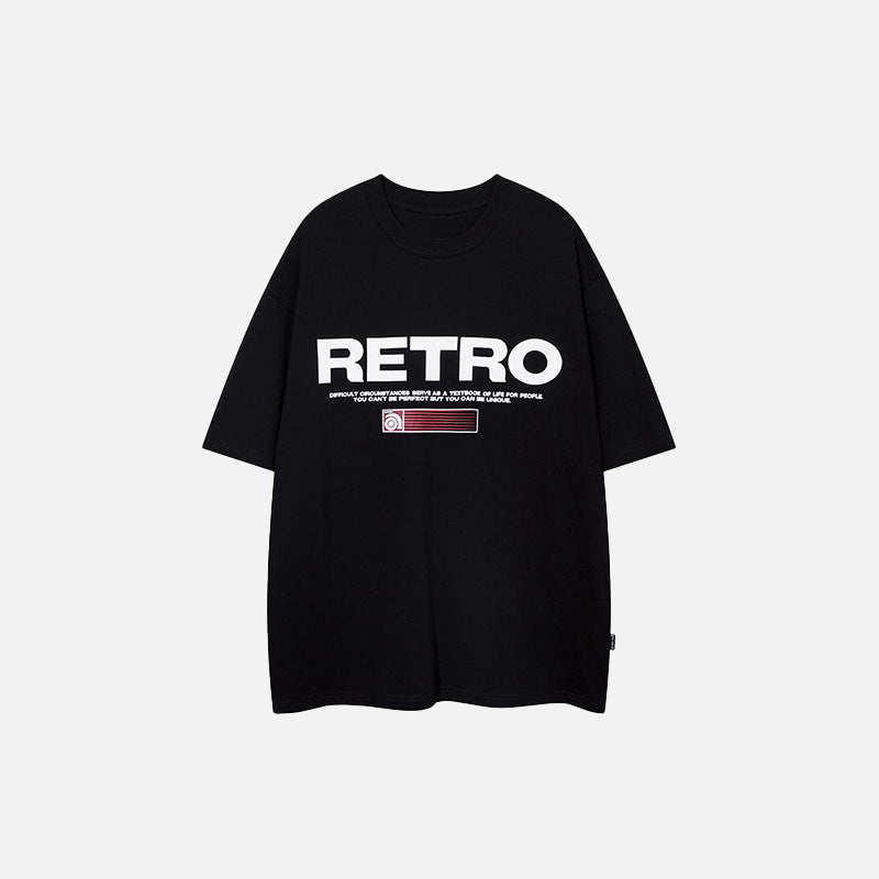 Y2k Loose Retro Printed T-shir - fashionupstore1