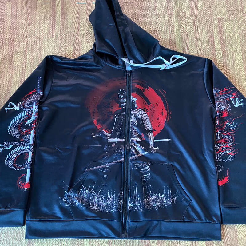 japanese samurai art 3D printed Hoodie, Sweatshirt and Zipper Hoodie - fashionupstore1