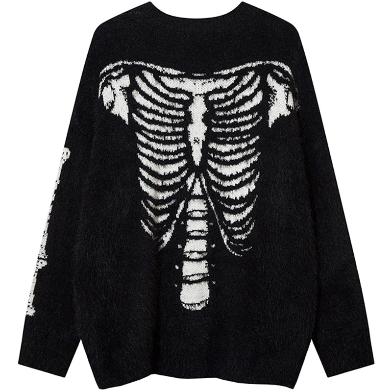 1984® Oversize Skeleton Jacquard Sweater - 1984brand