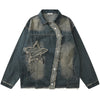 1984® Retro Washed Denim Jacket Star Patch - 1984brand