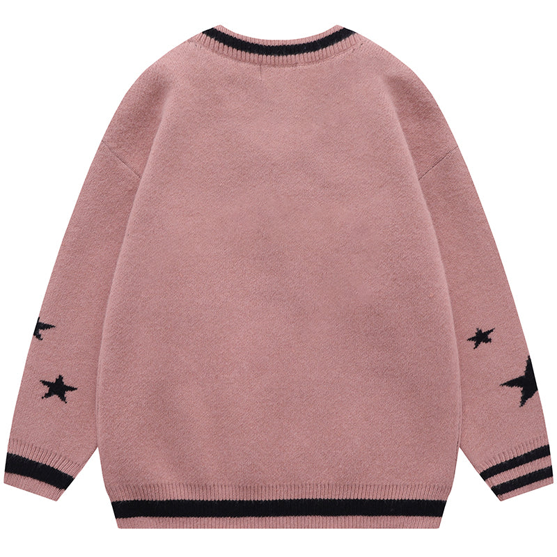 1984® Varsity V Neck Sweater Star - 1984brand