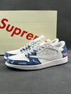 Custom Air Jordan 1 Low x Travis Scott x Supreme LJ5188-001 - fashionupstore1
