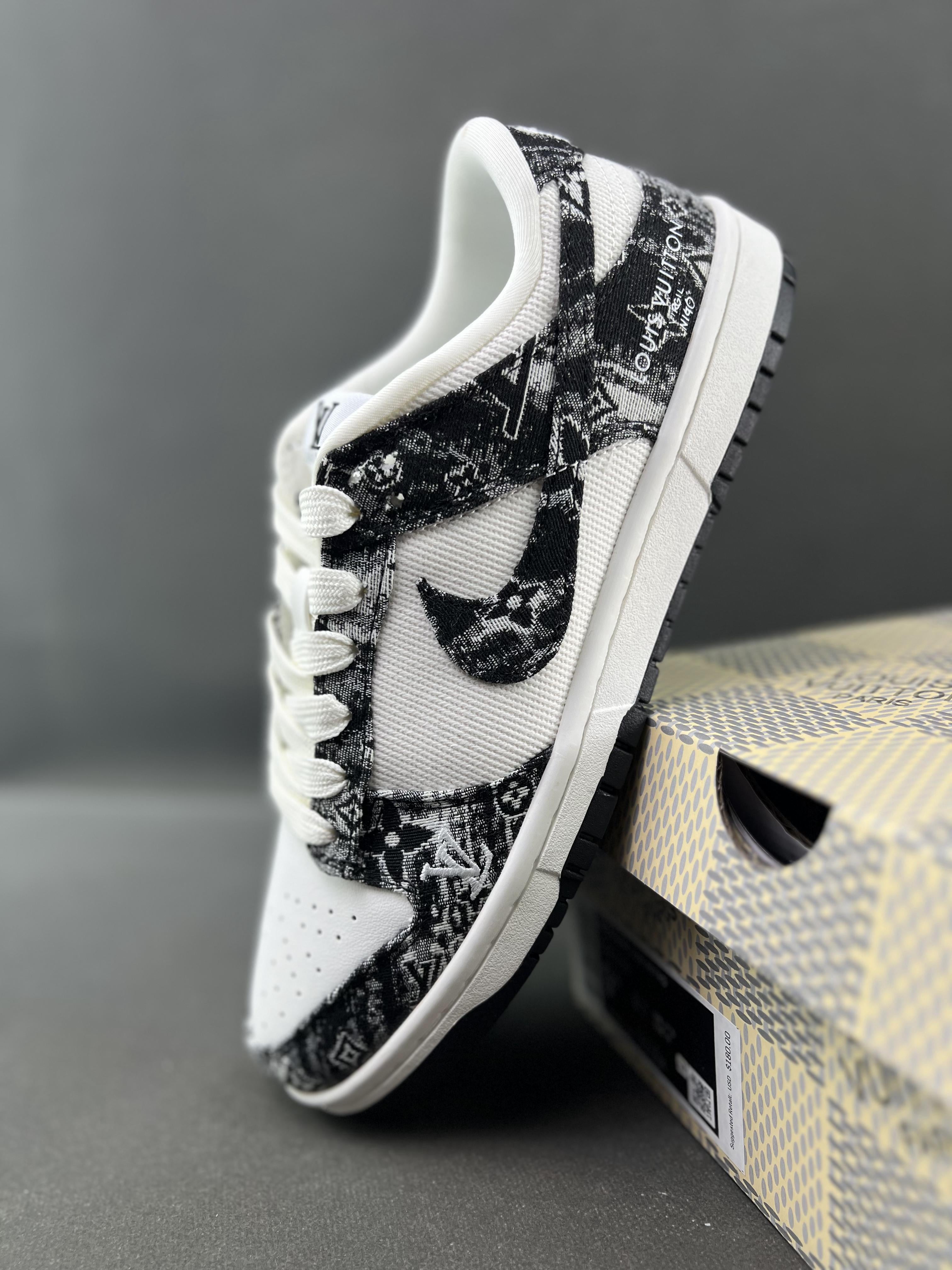 Custom SB Dunk Low x LV XB3802-351 - fashionupstore1