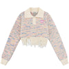 1984® Women Sweet Colorful Crop Sweater - 1984brand