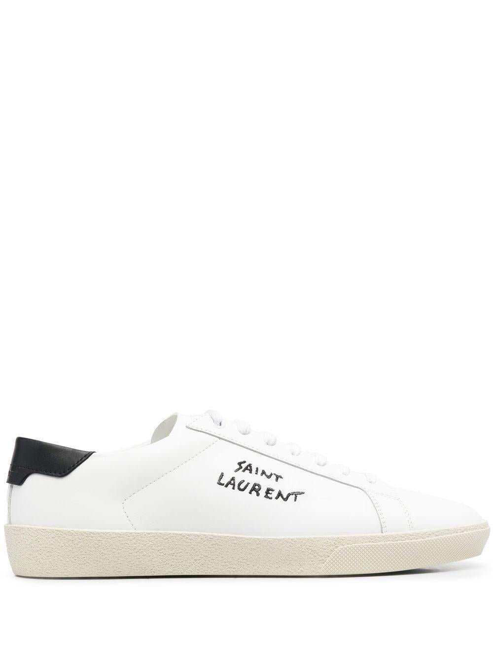 LOGO PRINT LOW TOP SNEAKERS - fashionupstore1