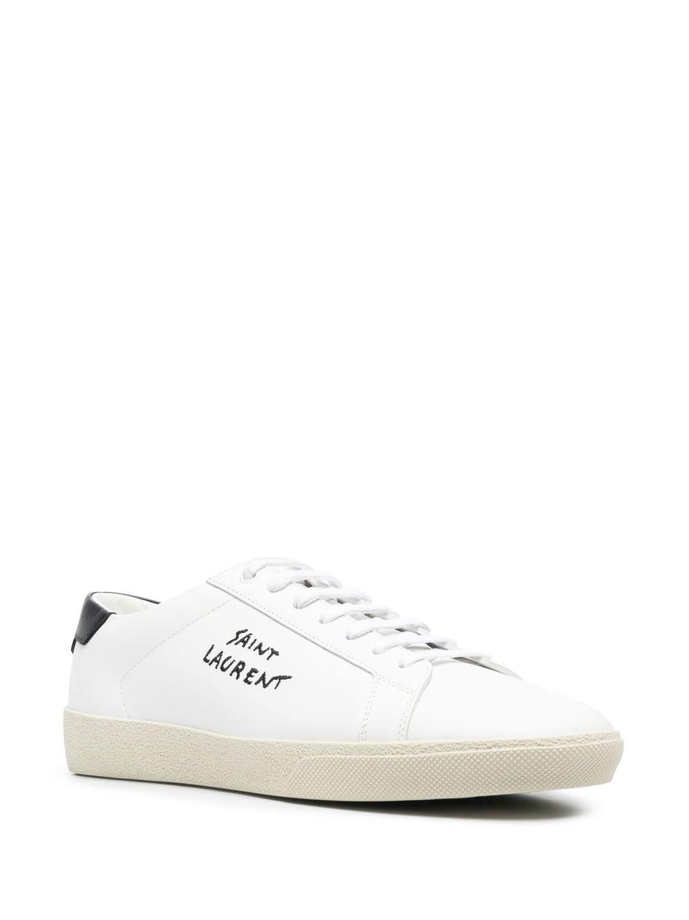 LOGO PRINT LOW TOP SNEAKERS - fashionupstore1