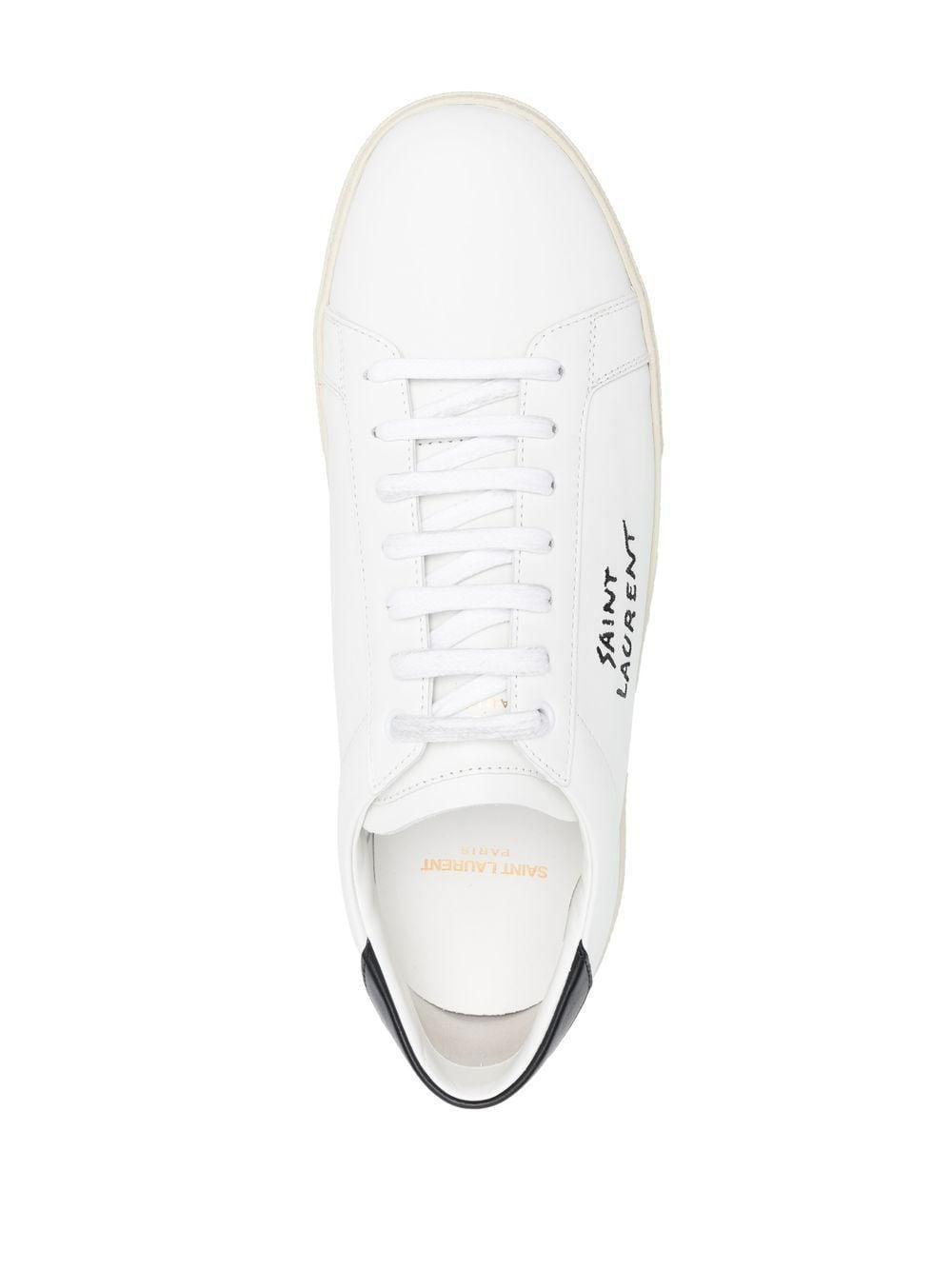 LOGO PRINT LOW TOP SNEAKERS - fashionupstore1