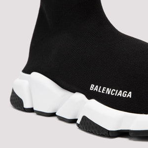 BLACK MESH AND WHITE SPEED SNEAKERS - fashionupstore1