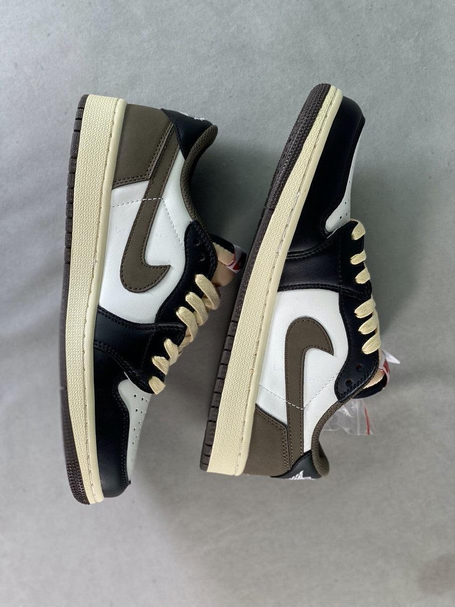 Custom Travis Scott × Air Jordan 1 Low OG “Reverse M CQ4277 105 luxurysteps