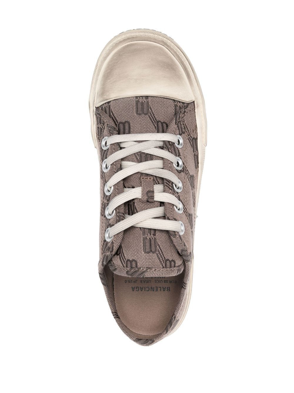 PARIS BB MONOGRAM LOW-TOP SNEAKERS - fashionupstore1