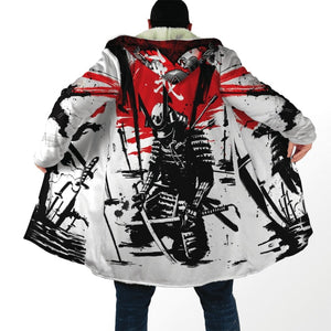 Samurai Cloak hoodie & Oni cloak Hoodie Japanese Streetwear 3D Hoodie - fashionupstore1