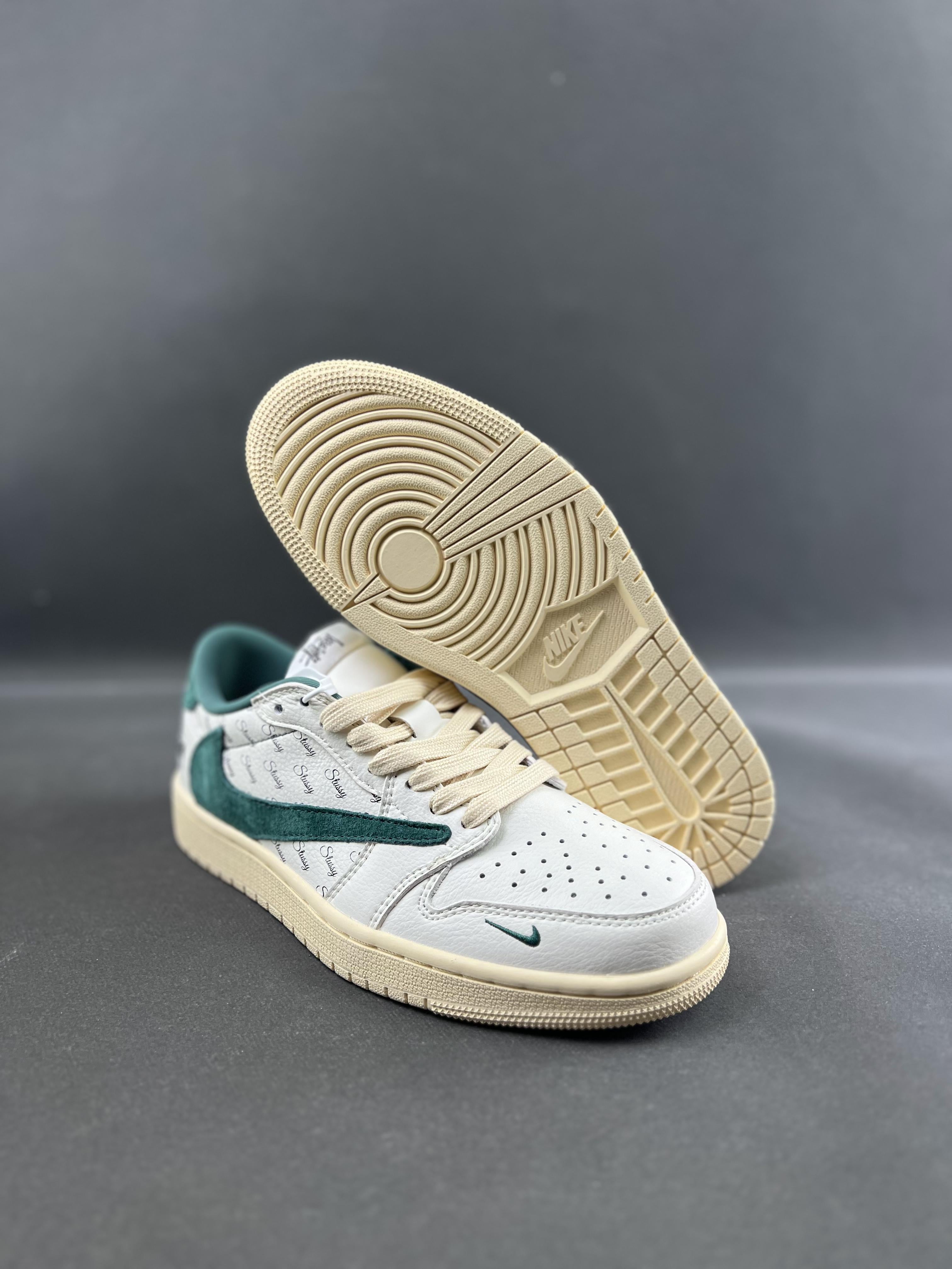 Custom Air Jordan 1 x Travis Scott x Stüssy YQ2088-669 - fashionupstore1