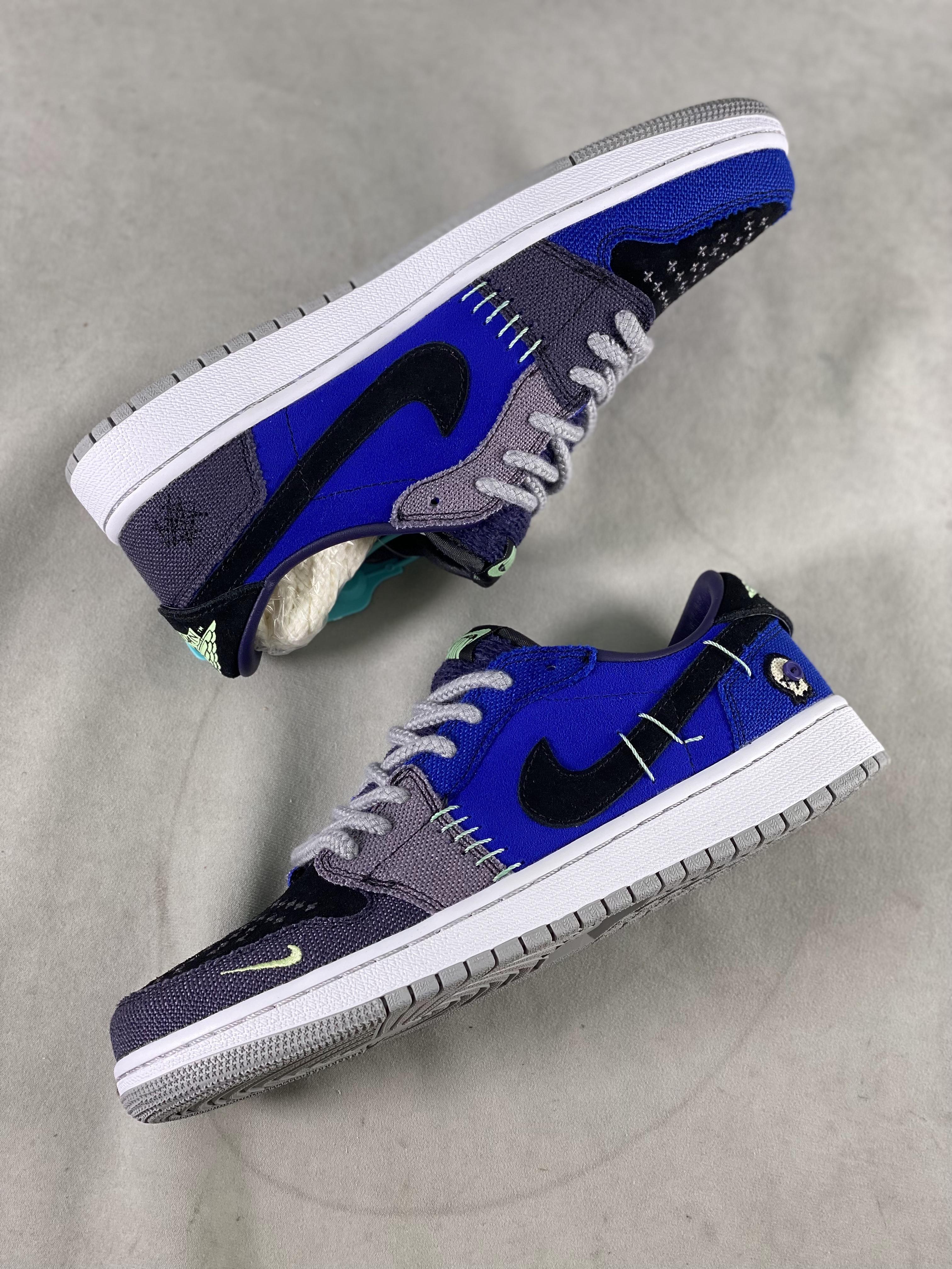 Custom Air Jordan 1 Low OG ZION "Voodoo Alternate" - fashionupstore1