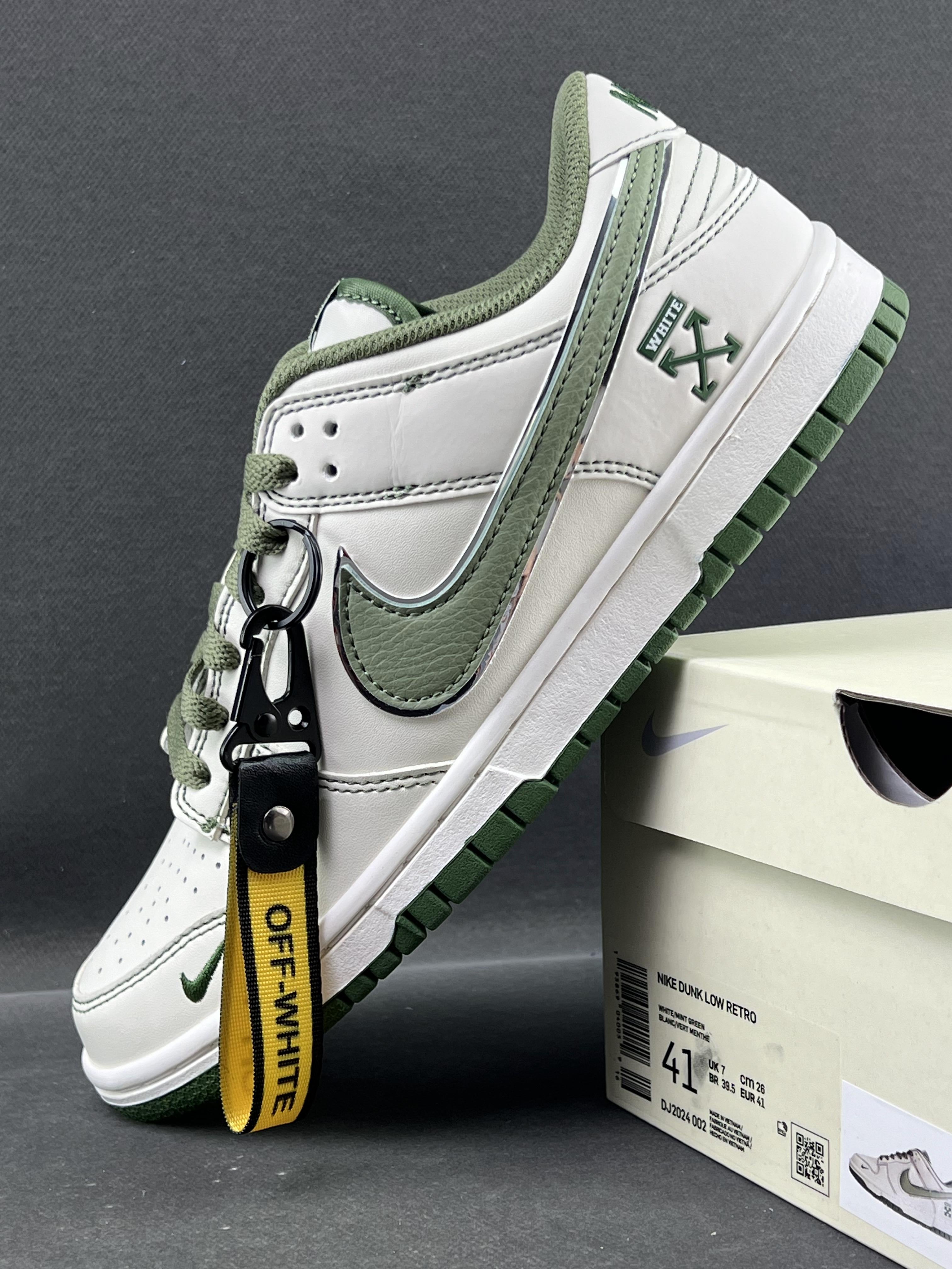 Custom SB Dunk Low x Off White DJ2024-002 - fashionupstore1