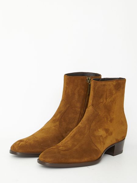 WYATT ZIP 40MM ANKLE BOOTS - fashionupstore1